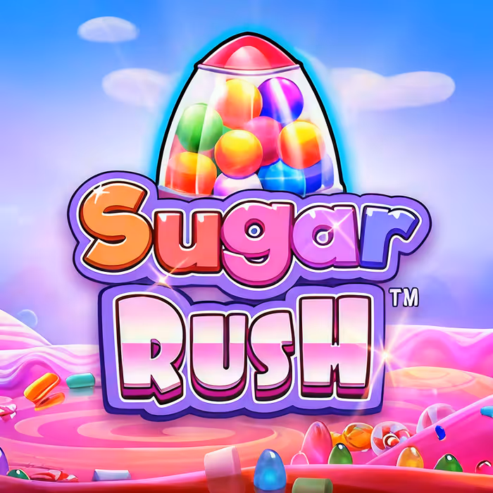 Sugar Rush colorful slot game with cluster pays and exciting bonus features